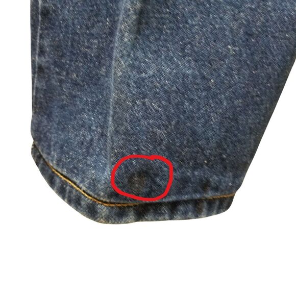 Levi’s 550 Jeans Men’s 34x31 Blue Relaxed Fit Denim *FLAWS* - Picture 7 of 9